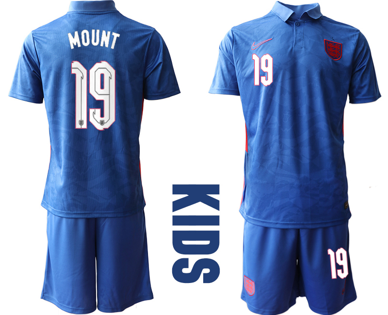 2021 European Cup England away Youth #19 soccer jerseys->youth soccer jersey->Youth Jersey